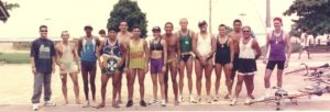 Triatletas amazonenses em 1999. Foto: Fábio Honda