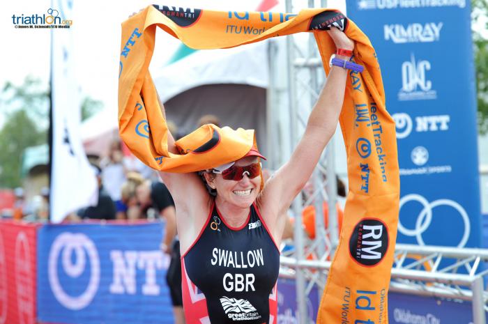 Jodie Swallow, campeã mundial de Longa Distância da ITU 2016. Foto: ITU Mídia